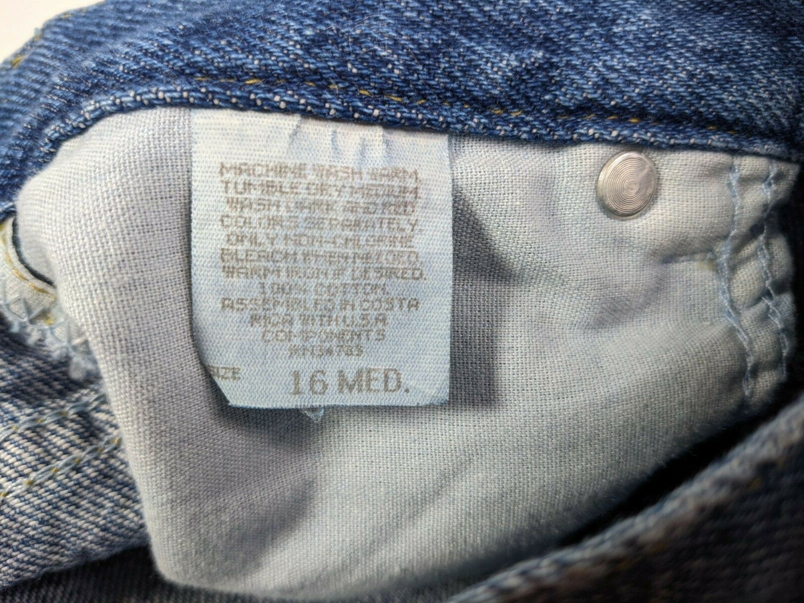 Vintage Womens Lee Jeans 32×31 16M, Denim Made In USA 90’s