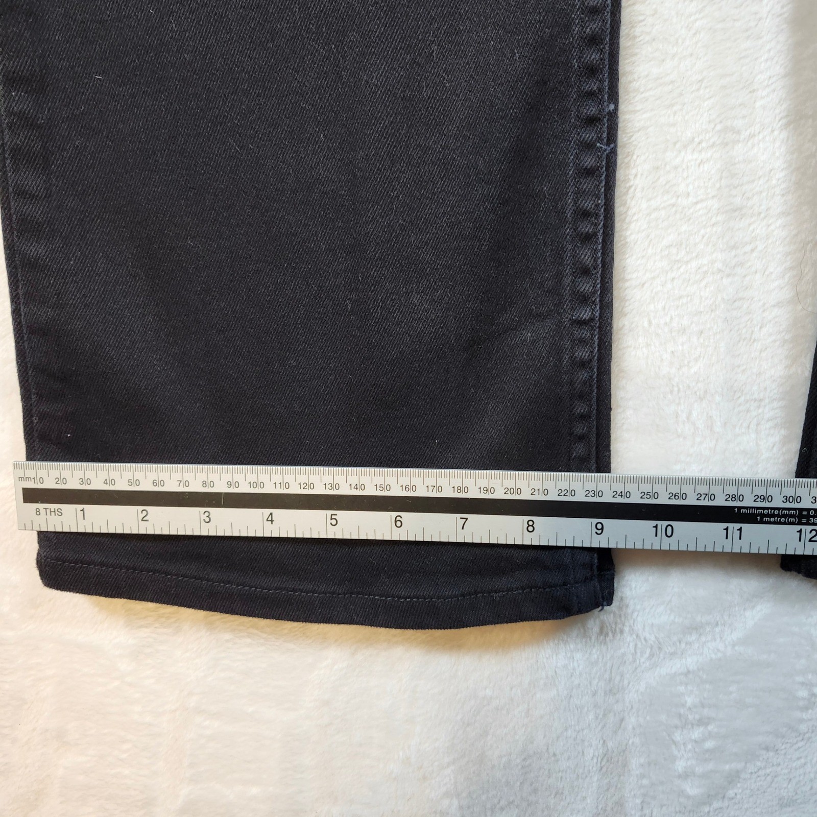 Lawman Western Jeans Womens 27 Black Excellent High Rise Bootcut Denim Vintage