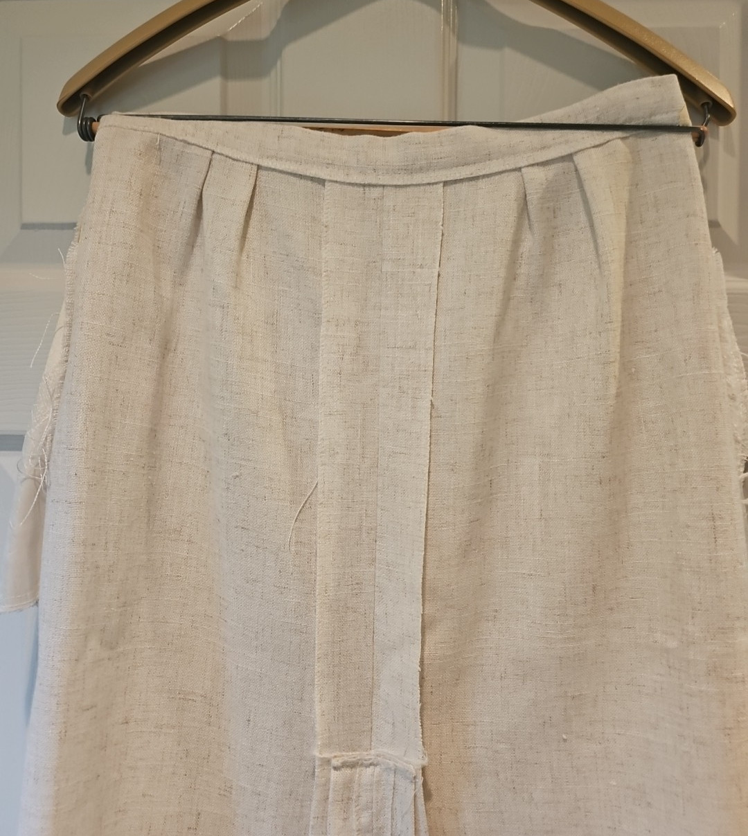 Vintage Skirt Sears Below Knee Pleated Union USA Made No Size Pockets! Read