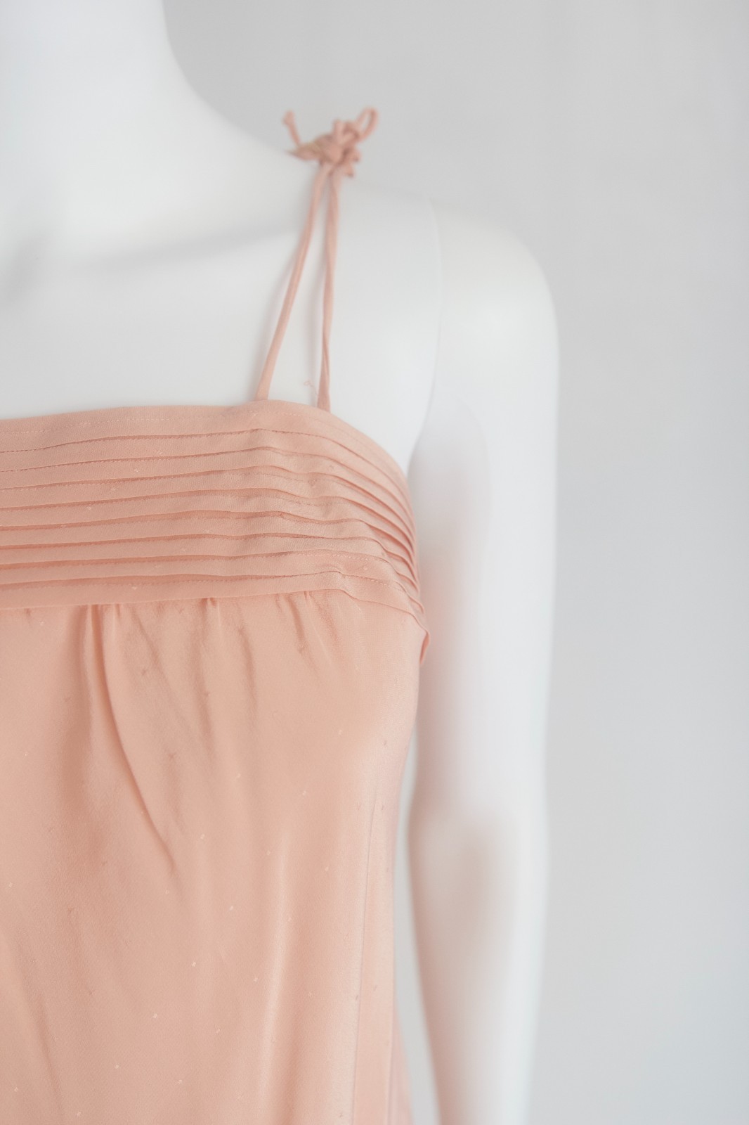 Light Pink Vintage Spaghetti Strap Dress