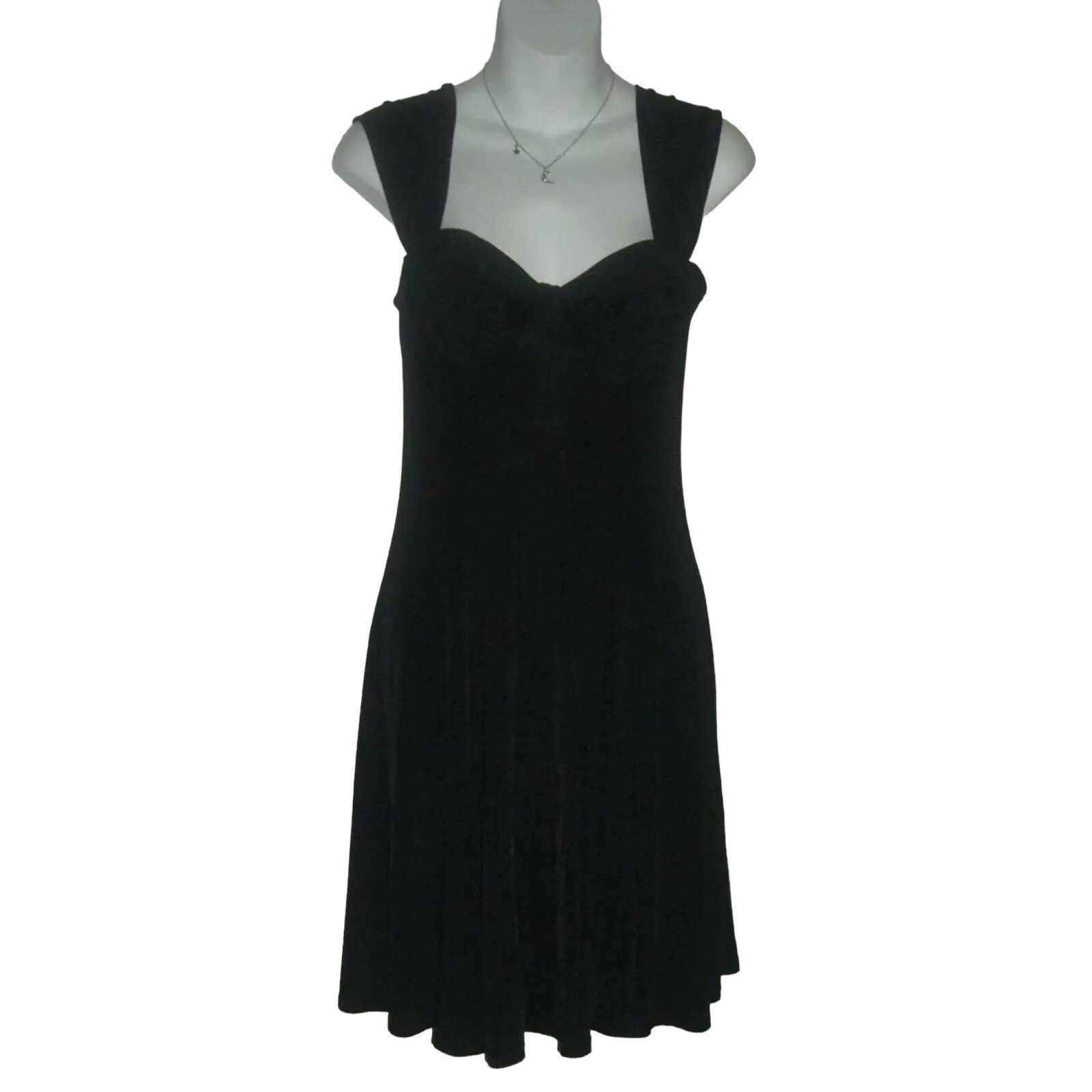 Vintage 90s Moda International Victorias Secret Dress Black LBD Bustier Madonna