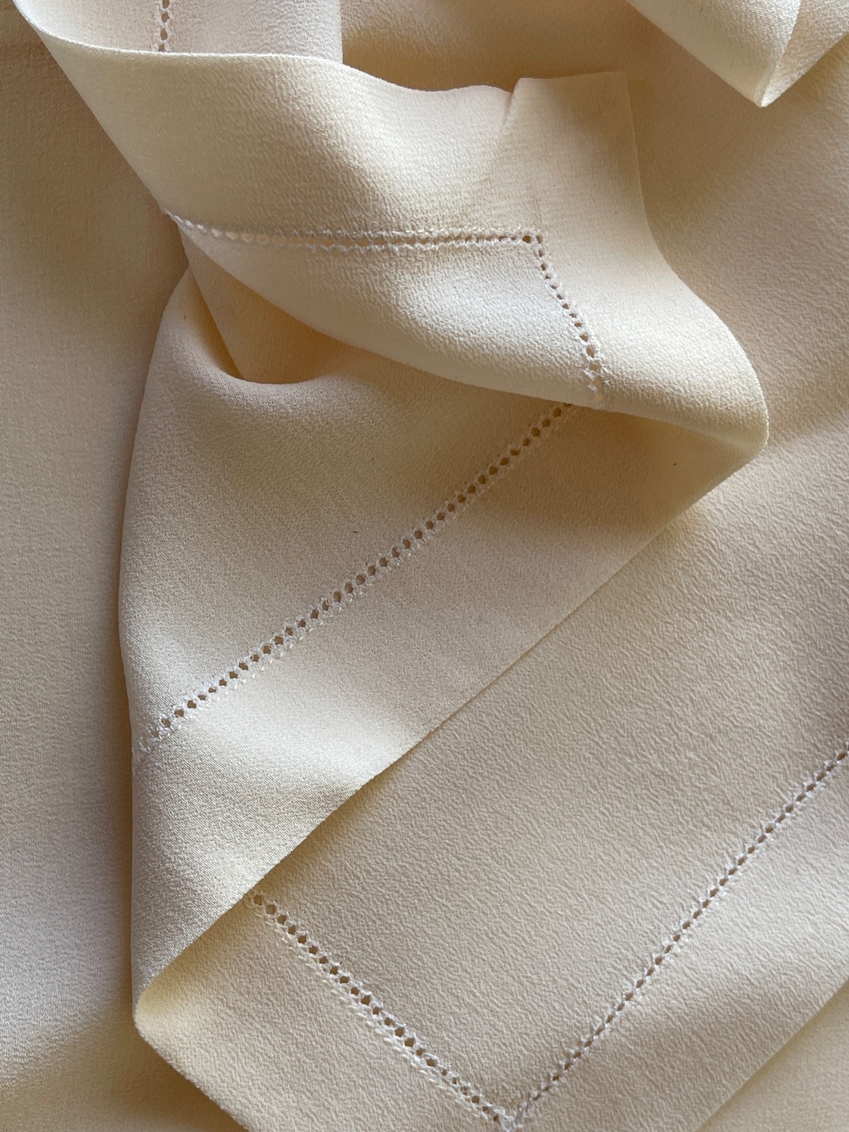 Max Mara 100% Silk Crepe Blouse w Draped Panel 1980s NWOT Sz 4 Fits M – Italy