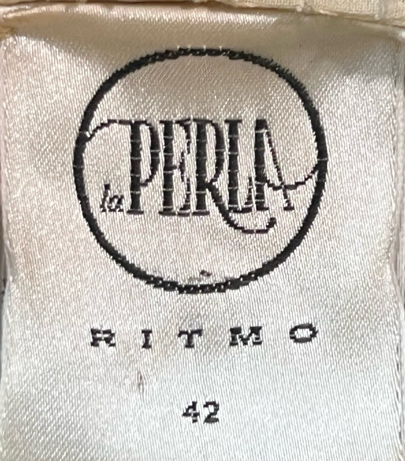 READ-needs Pro Repair-stains-vtg Ritmo La Perla White Evening Party Pants W42 EU