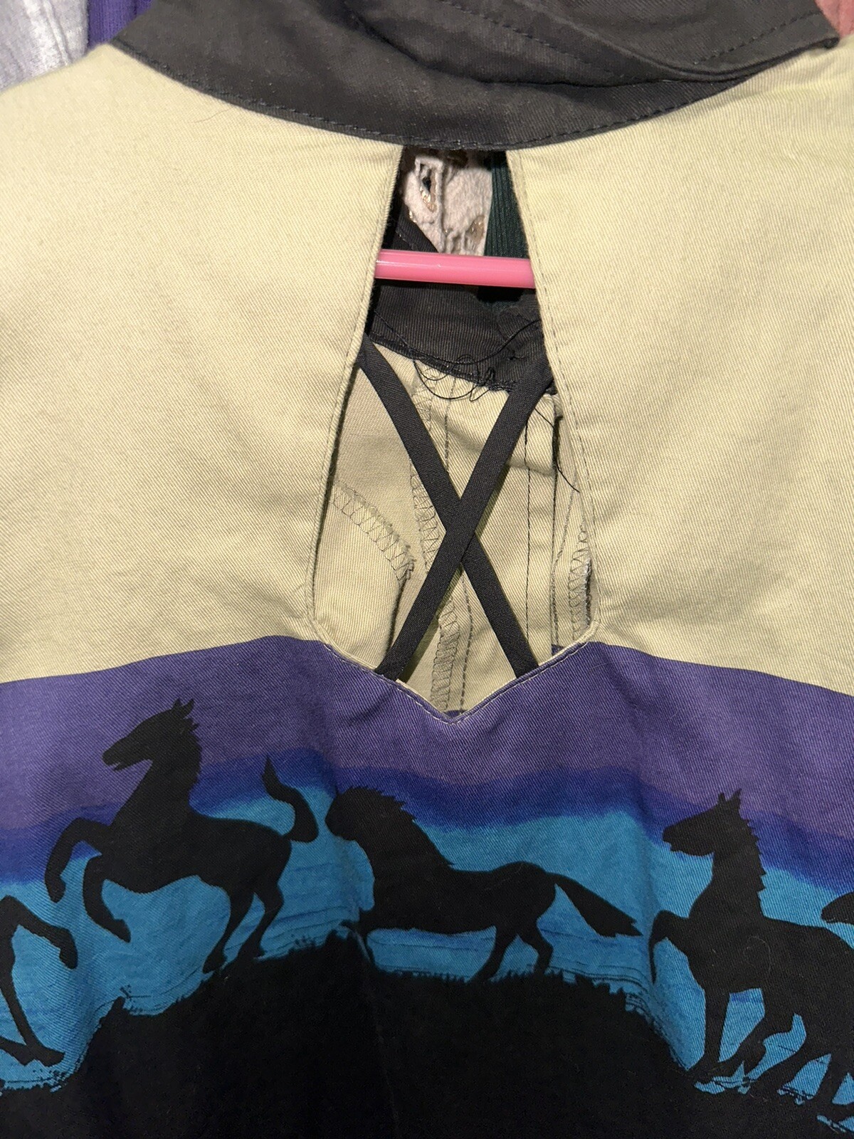 Vintage Women’s Long Sleeve Western Wear Roper Mezcal Rodeo Bull Riding