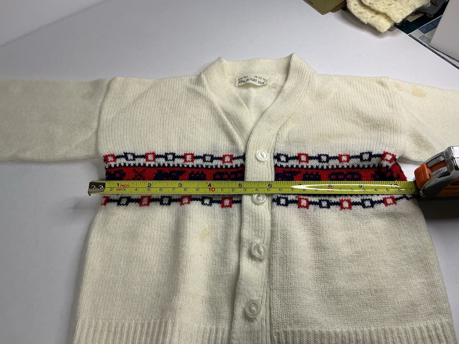 Vintage 1950s Santone romper, sailboat knit, and classic cardigans