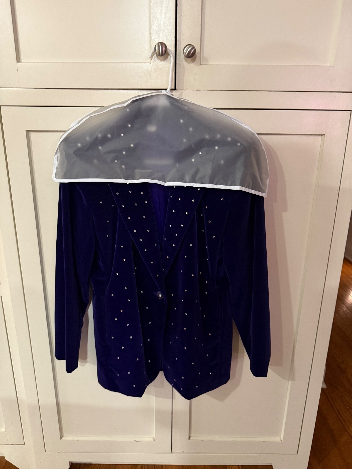 Vintage 80’s & 90’s Purple Velvety Blazer Excellent Condition xs/small Vtg