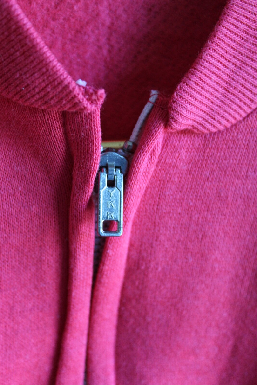 Vtg NOS Pannill S Pink Zip Front Creslan Cotton Sweatshirt Sleeveless Vest