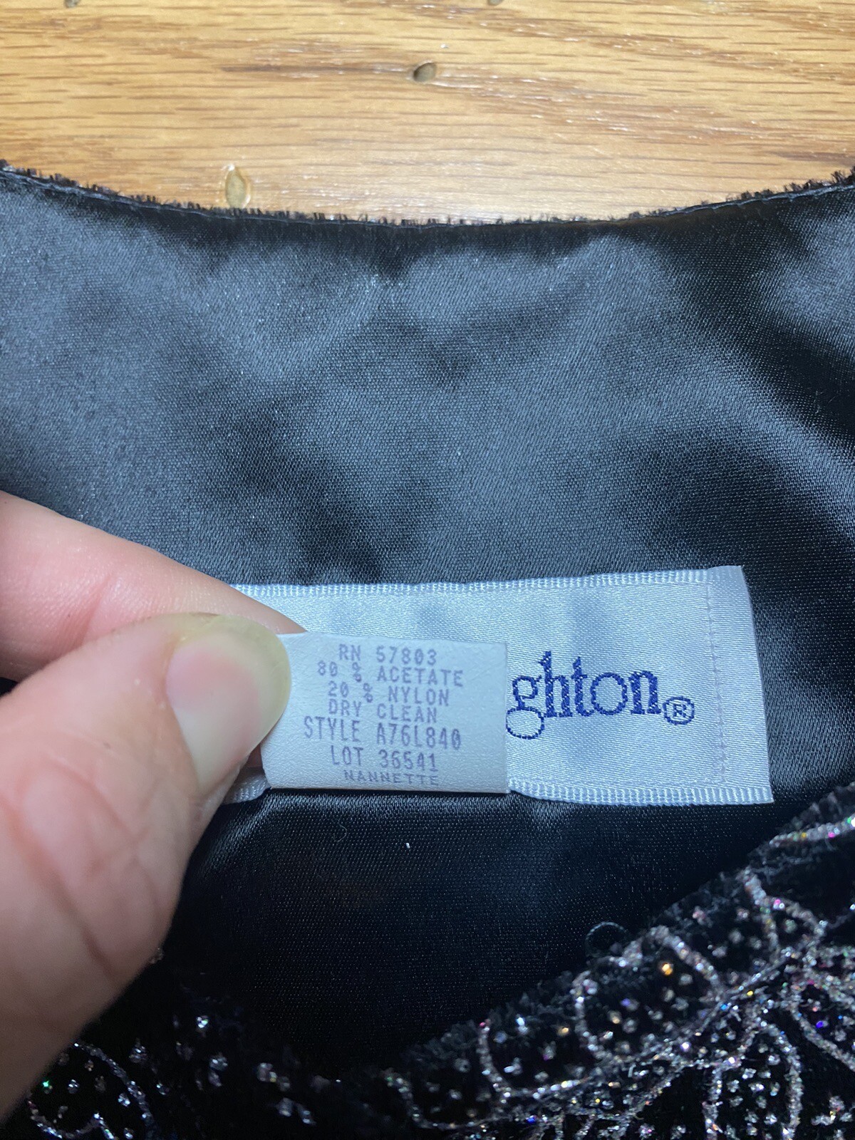 Norton McNaughton. Women’s Fancy Coat Jacket. Artsy. Black Silver Size 12.