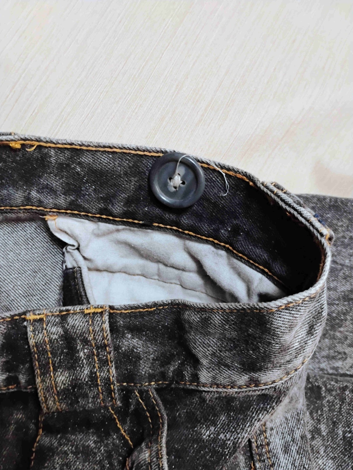 Vintage AJ’s Black Acid Wash Jeans Women’s 31 / 11 Long outer seam