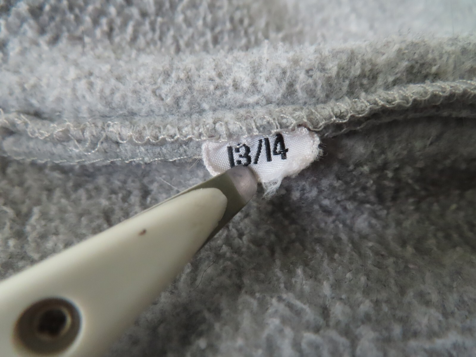 vintage 70s womens patagonia fleece full zip jacket sz 13/14