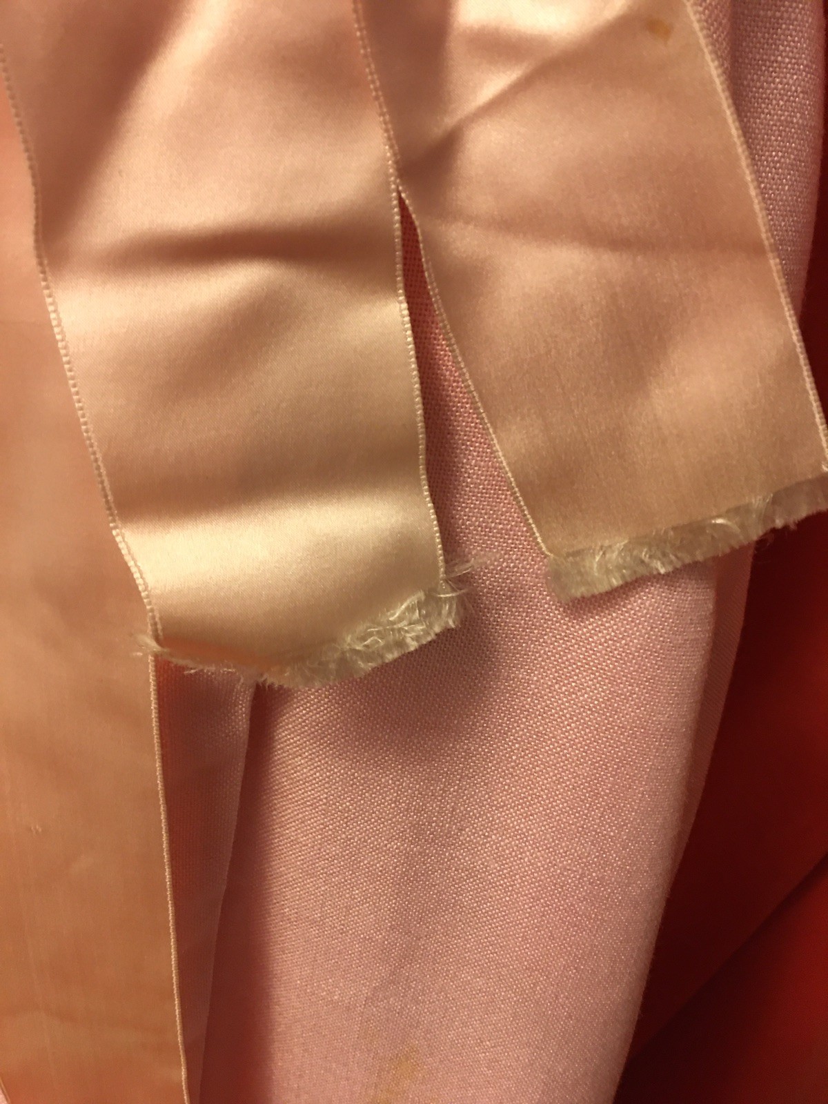 Mollie Parnis Boutique vintage 70s ruffle trim halter gown pink small hostess