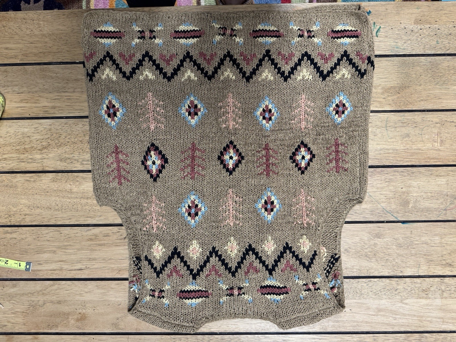 Northern Isle Excellent Vintage Condition Women’s Knit Aztec Print Vest Size M