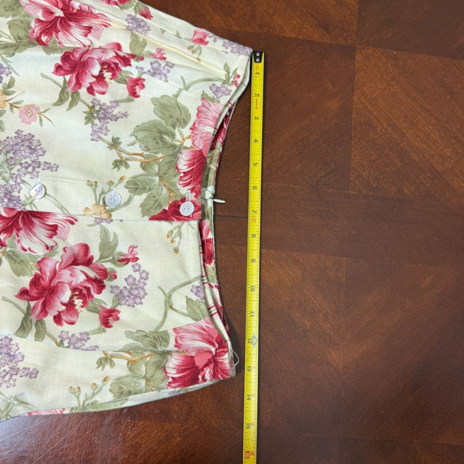 Marisa Christina Floral Culottes Skort Sz 6 Cottagecore Garden romantic