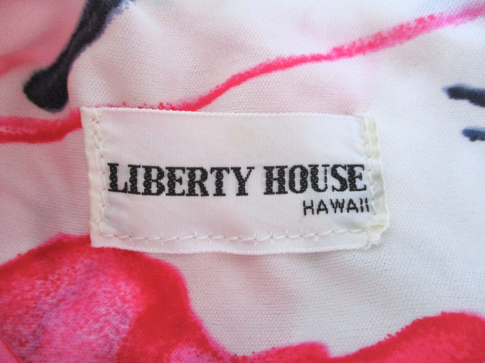 Vtg 60s 70s Liberty House Tropicana Hawaii Maxi Luau MuuMuu Dress Poly Knit S/M