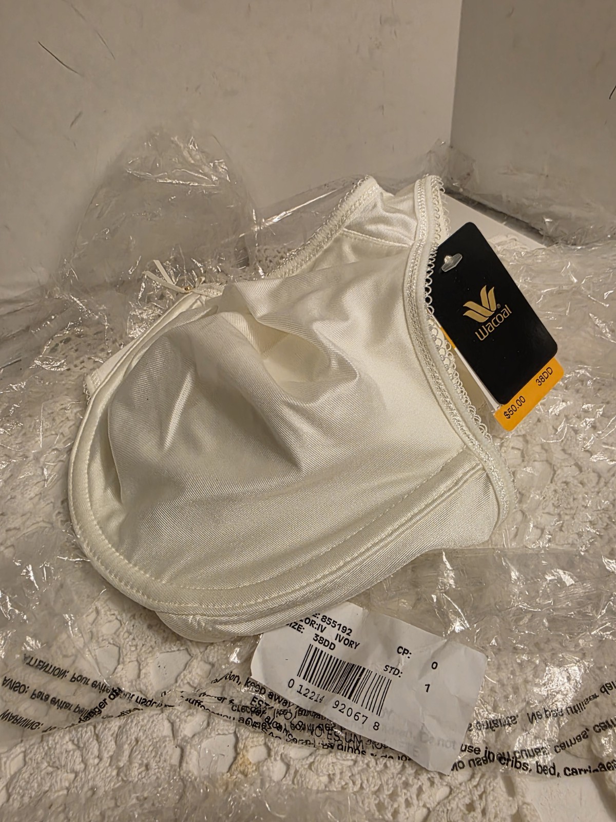 Womens Bras LOT OF 2 WACHOL NEW With Tags 38DD BEIGE AND TAUPE