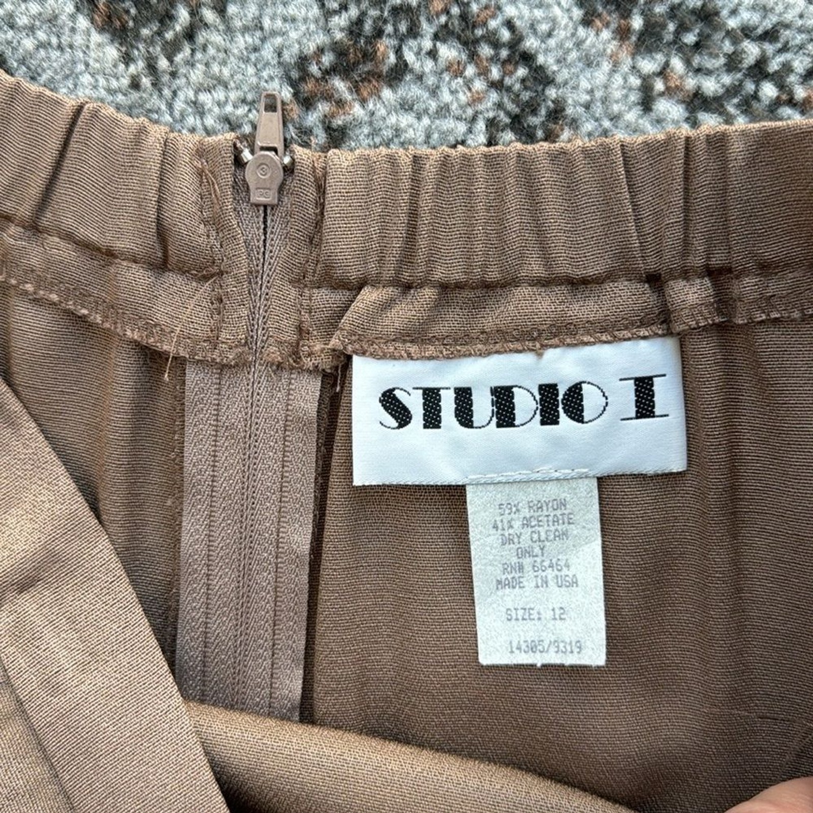 Vintage Studio I Pencil Skirt Brown 12