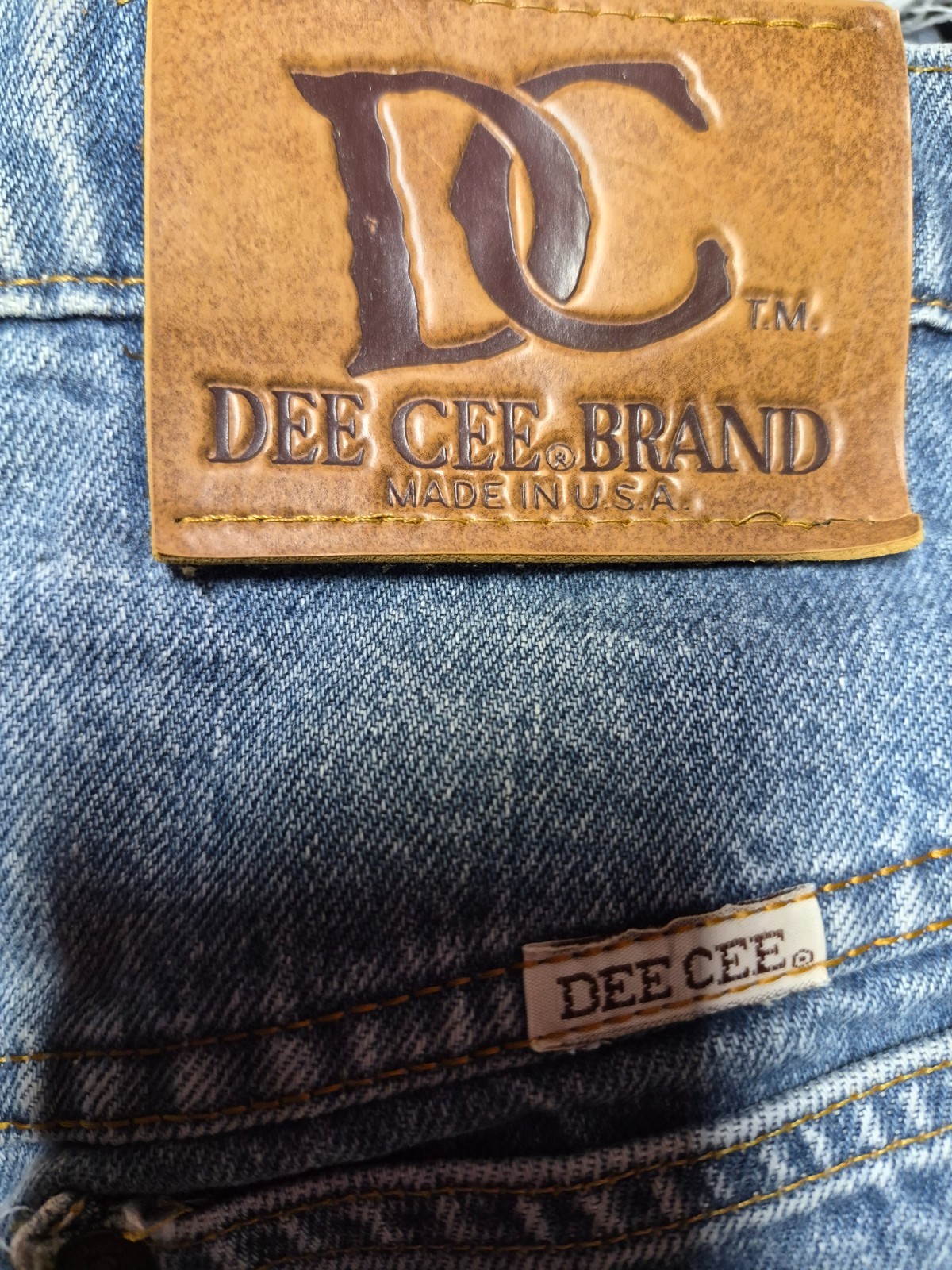 VTG 70s Dee Cee Bootcut Flare Jeans womens 6.5×31 Western Cowboy Rodeo USA