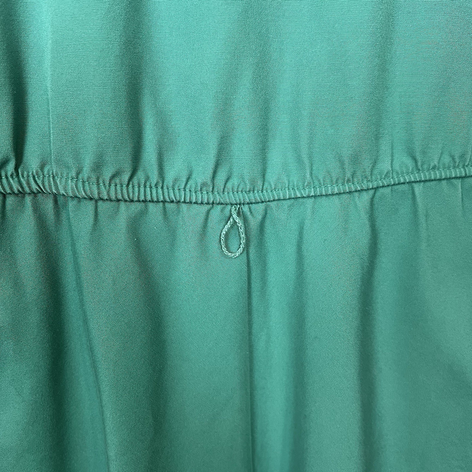 Vintage House Dress Women’s Size 10 Townhouse Green White Details – Runs Small