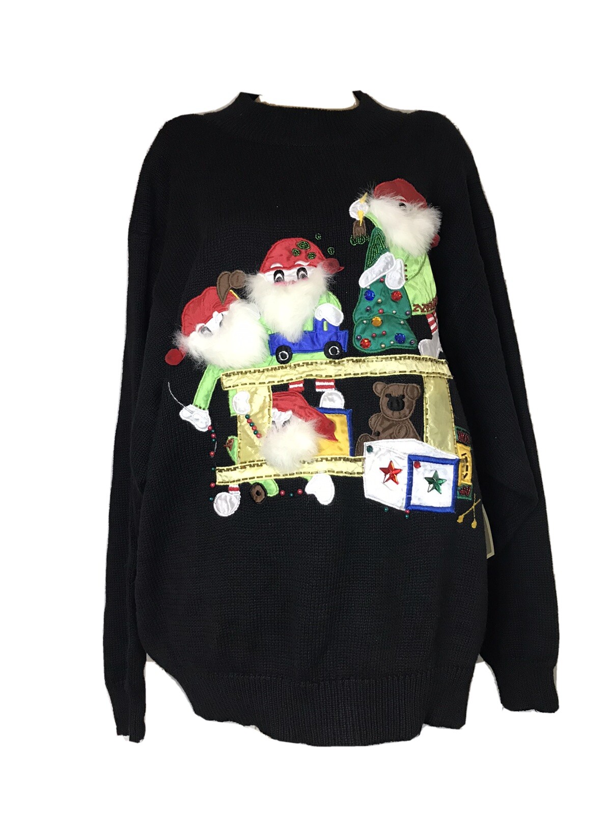 vintage just for women sears christmas sweater 3X