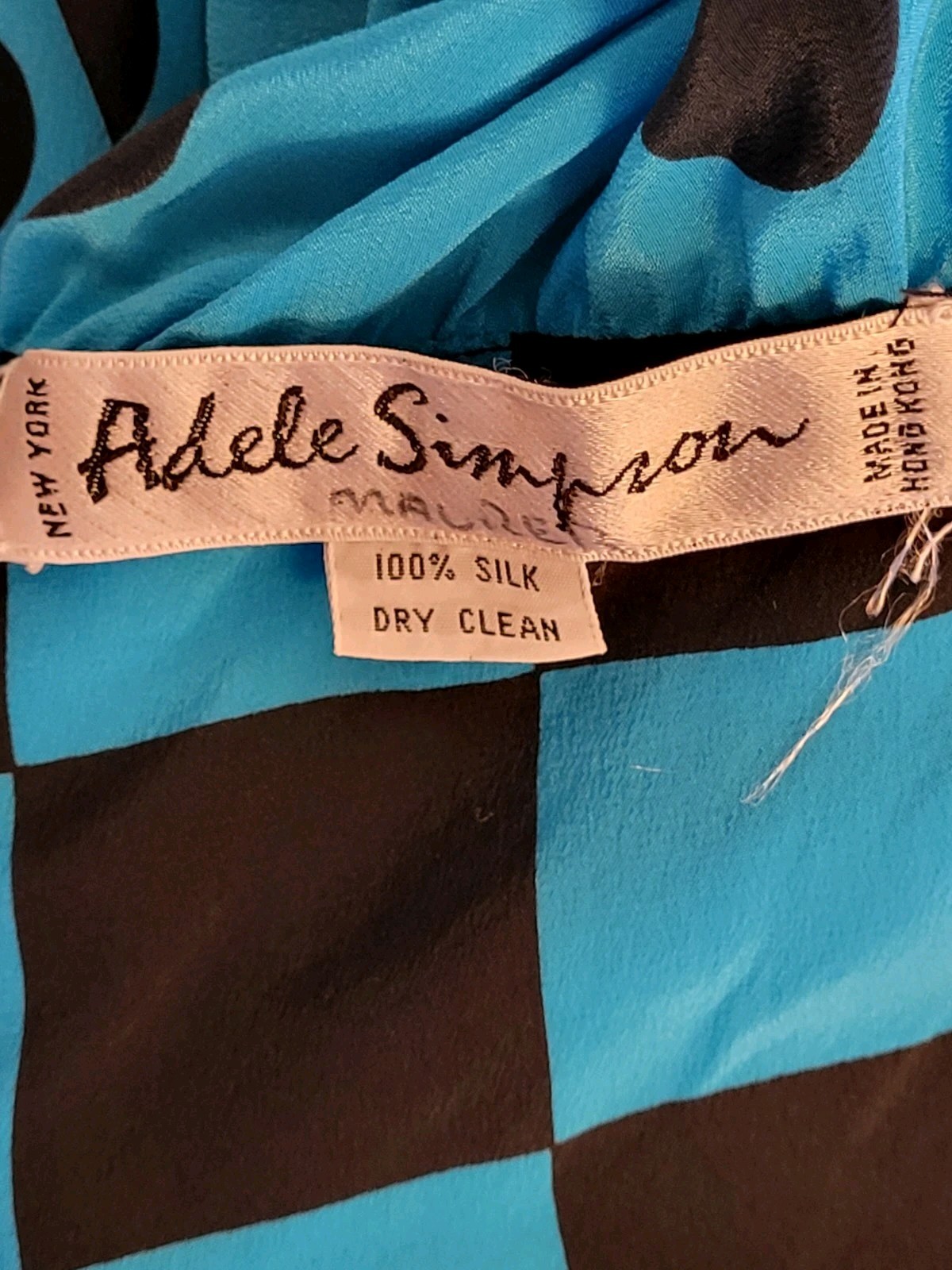 Adele Simpson Vintage 80s Silk/Linen Skirt Set Size 14