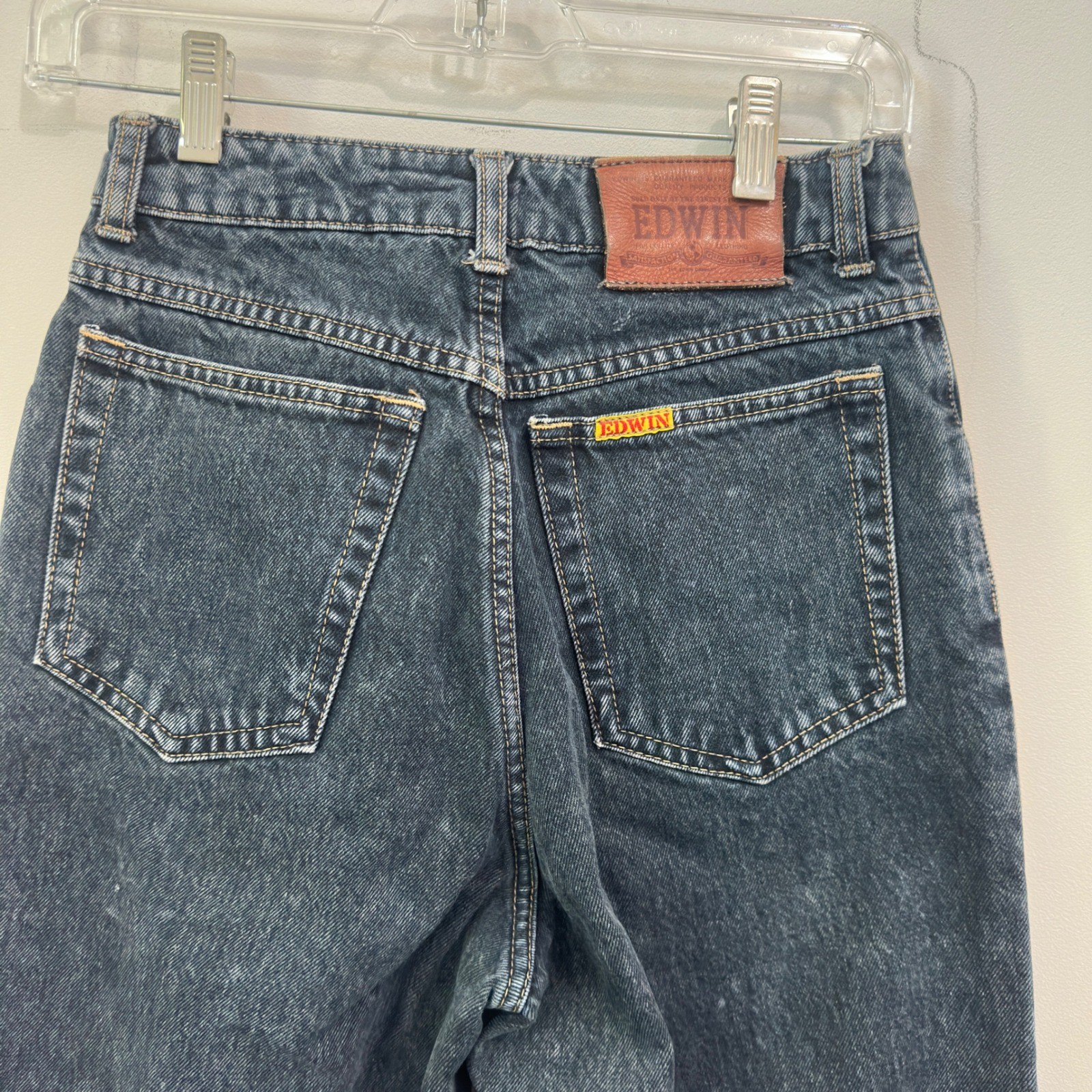 Vintage Edwin Tokyo Jeans LA Slim Made in Japan Dark Wash High Waist W29 L26
