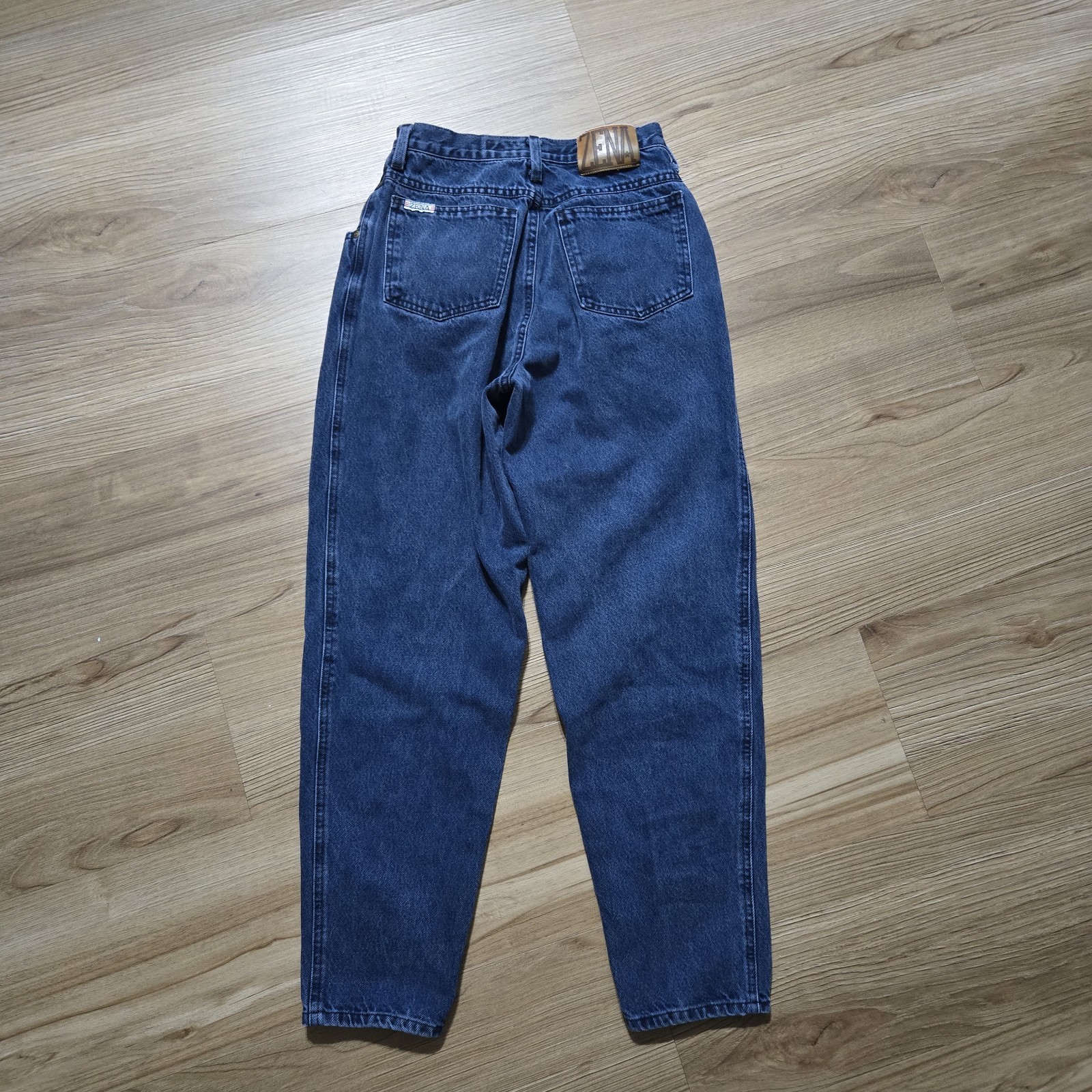 Vintage Zena Women’s Jeans Size 26×30 High Waist Medium Wash 12″ Rise Denim