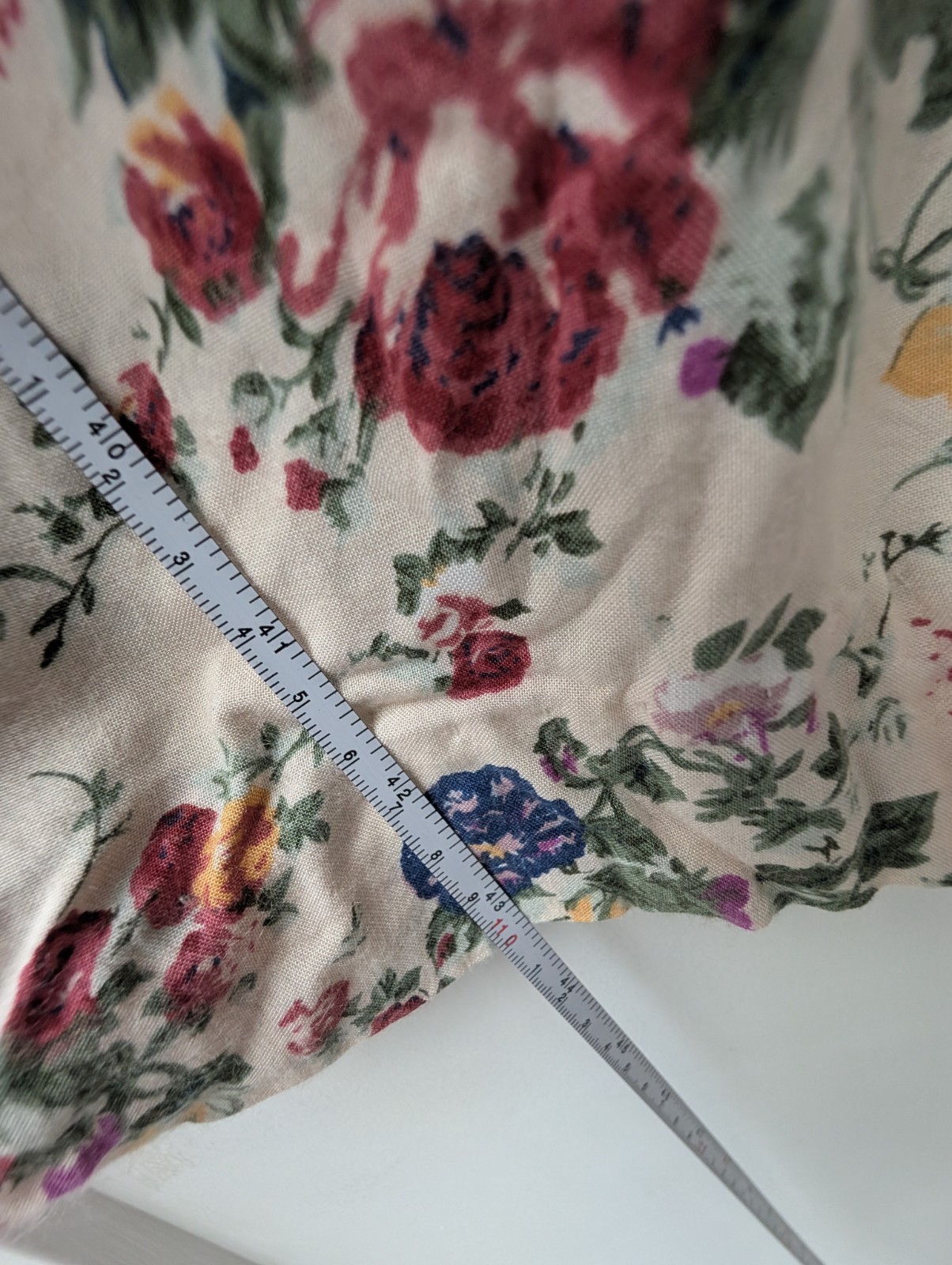 Vintage Floral Dress Buttons 1980’s 1940’s Size 12 Wartime Lindyhop Medium Large