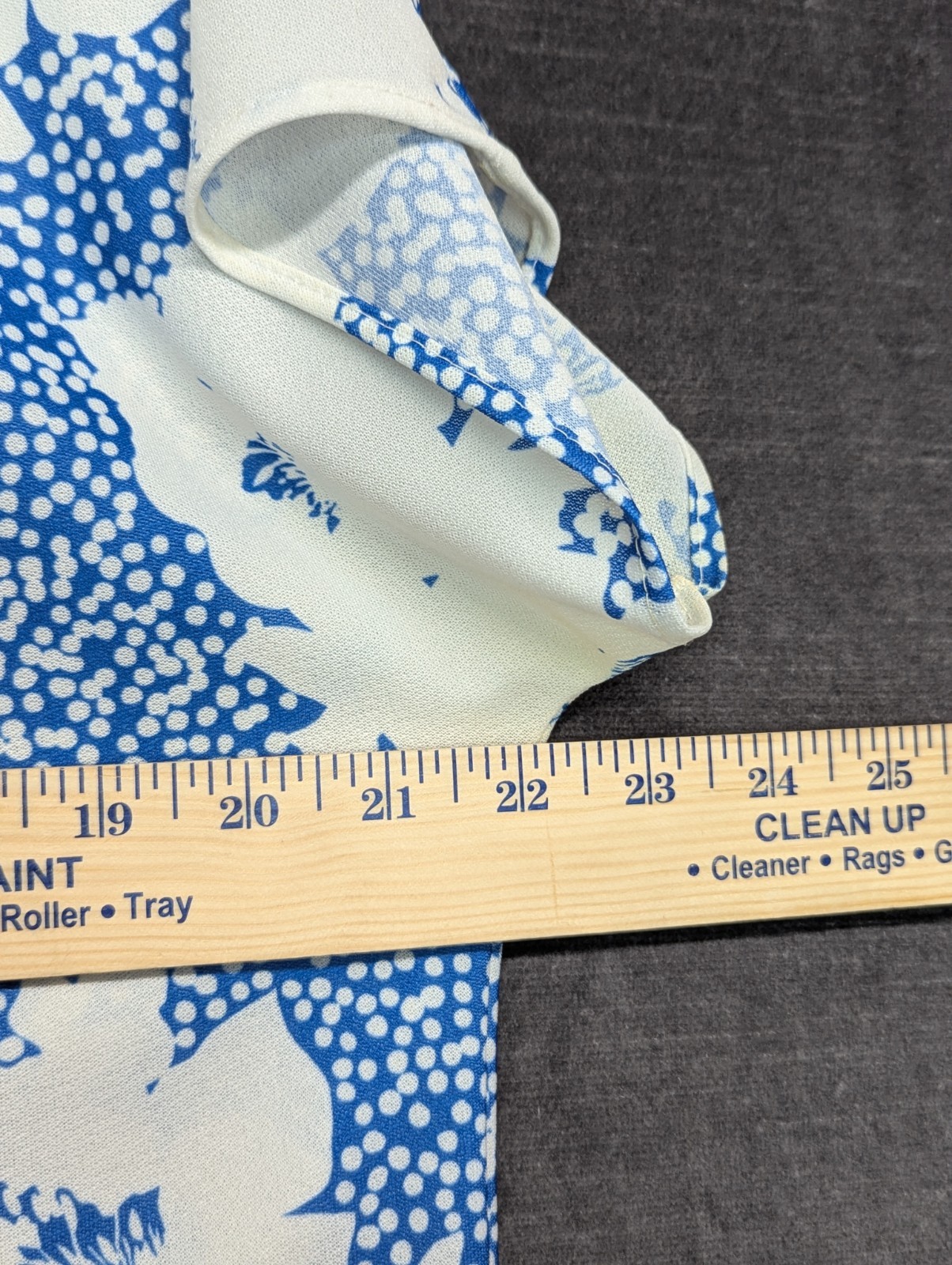 Vtg Cape Cod Match Mates Blue Shirt/Jacket Set Grandma Core Pussycat Bow Coastal
