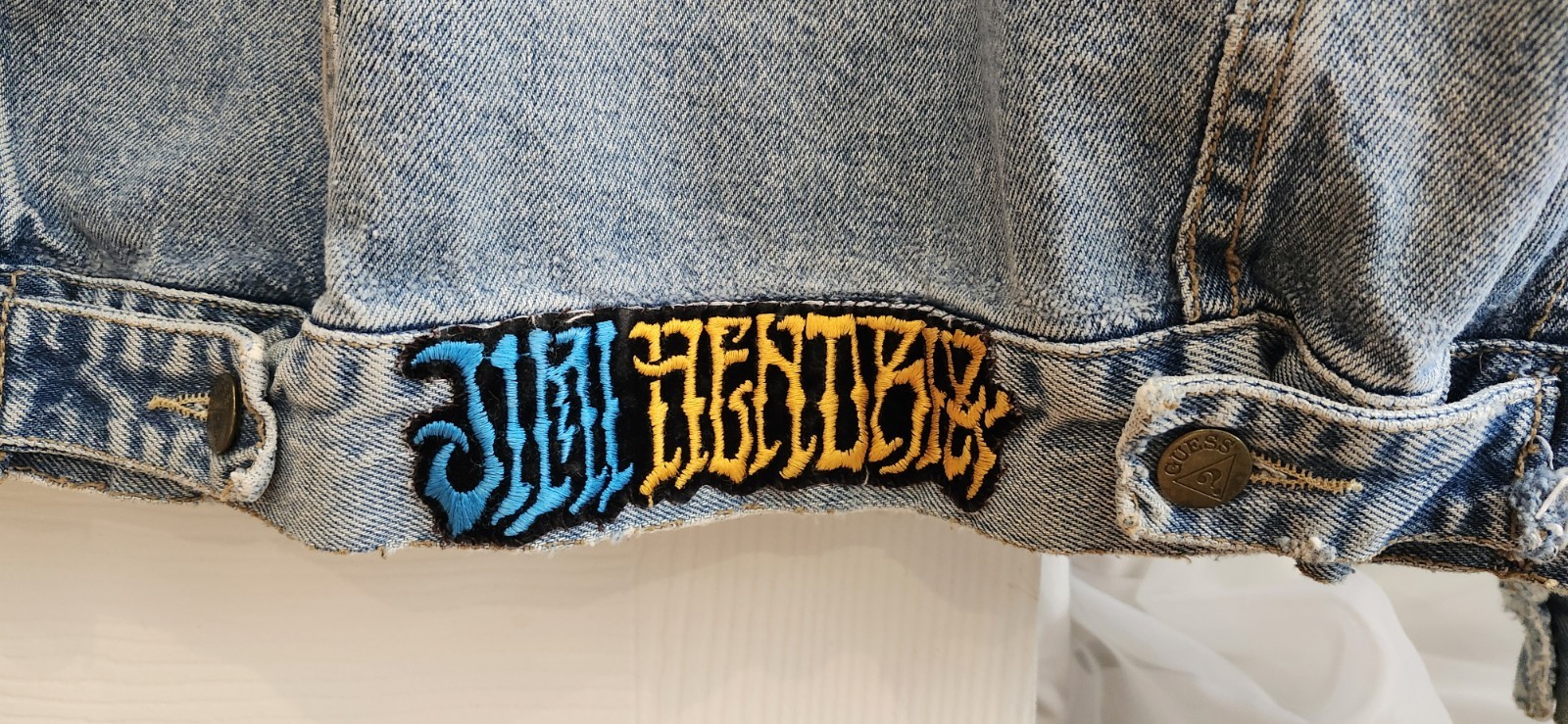 Guess Vintage Jean Jacket Georges Marciano Sz L