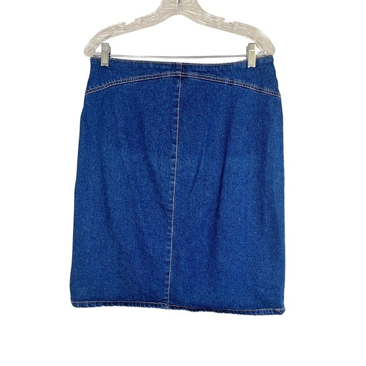 Retro Denim Jean Skirt 10 Boho Indie Festival Western Cowgirl Country Concert