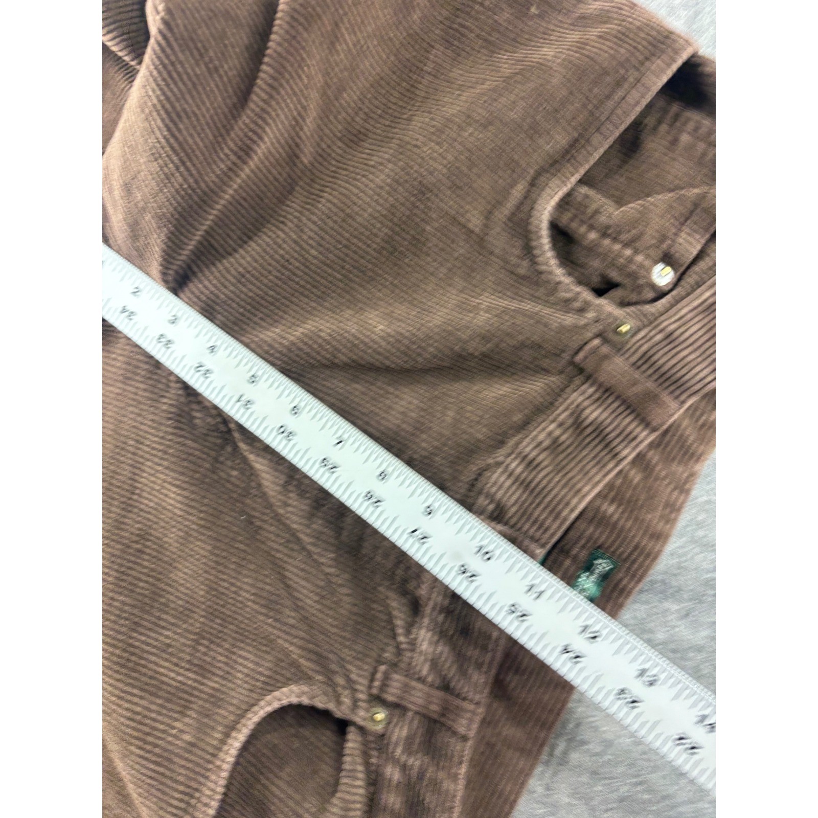 L.L. Bean Brown Corduroy Flared Pants Womens 12 VTG Granola Fall Gilmore Girls