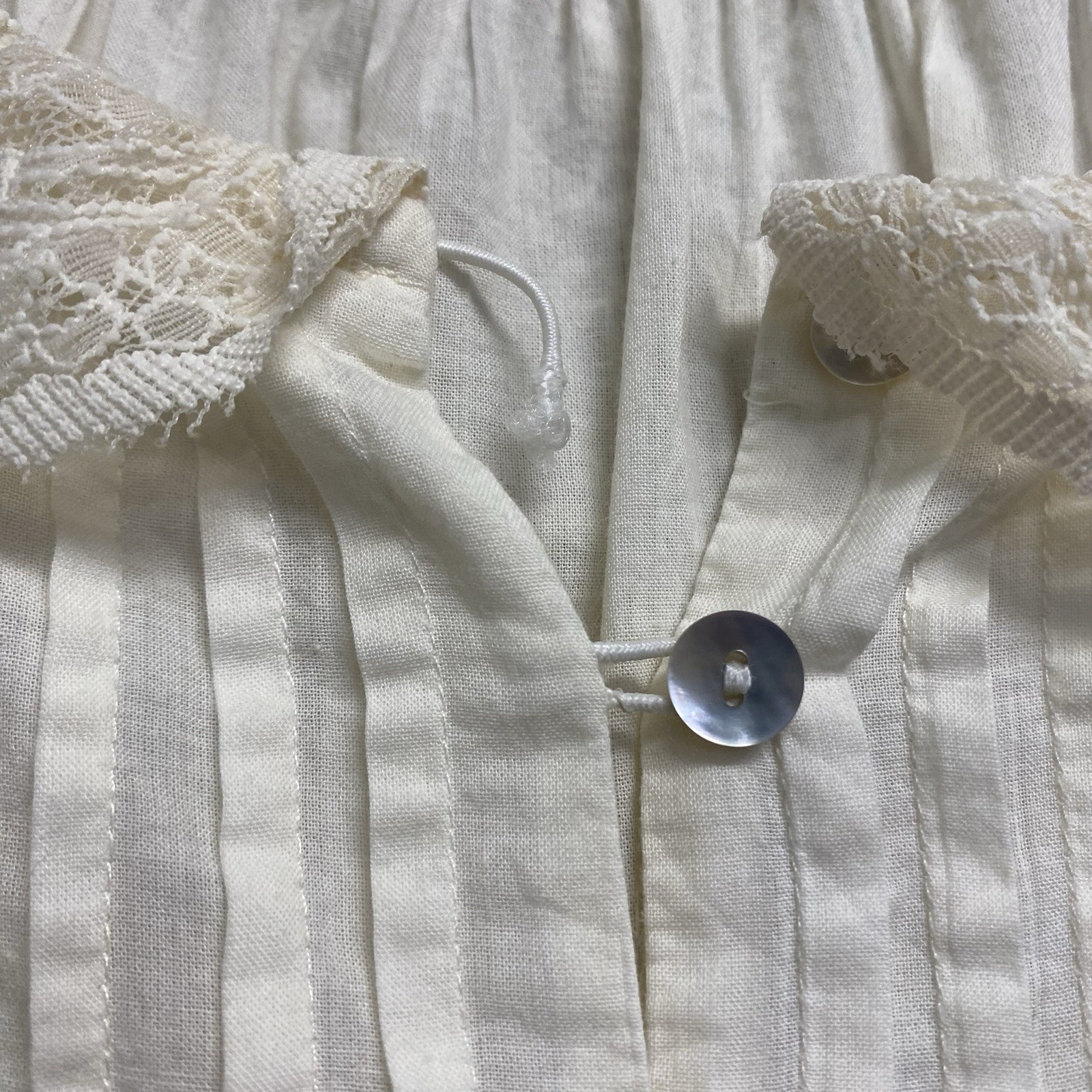 Vintage Eileen West Couture Queen Anne’s Lace Nightgown Slip Dress Small Lacy