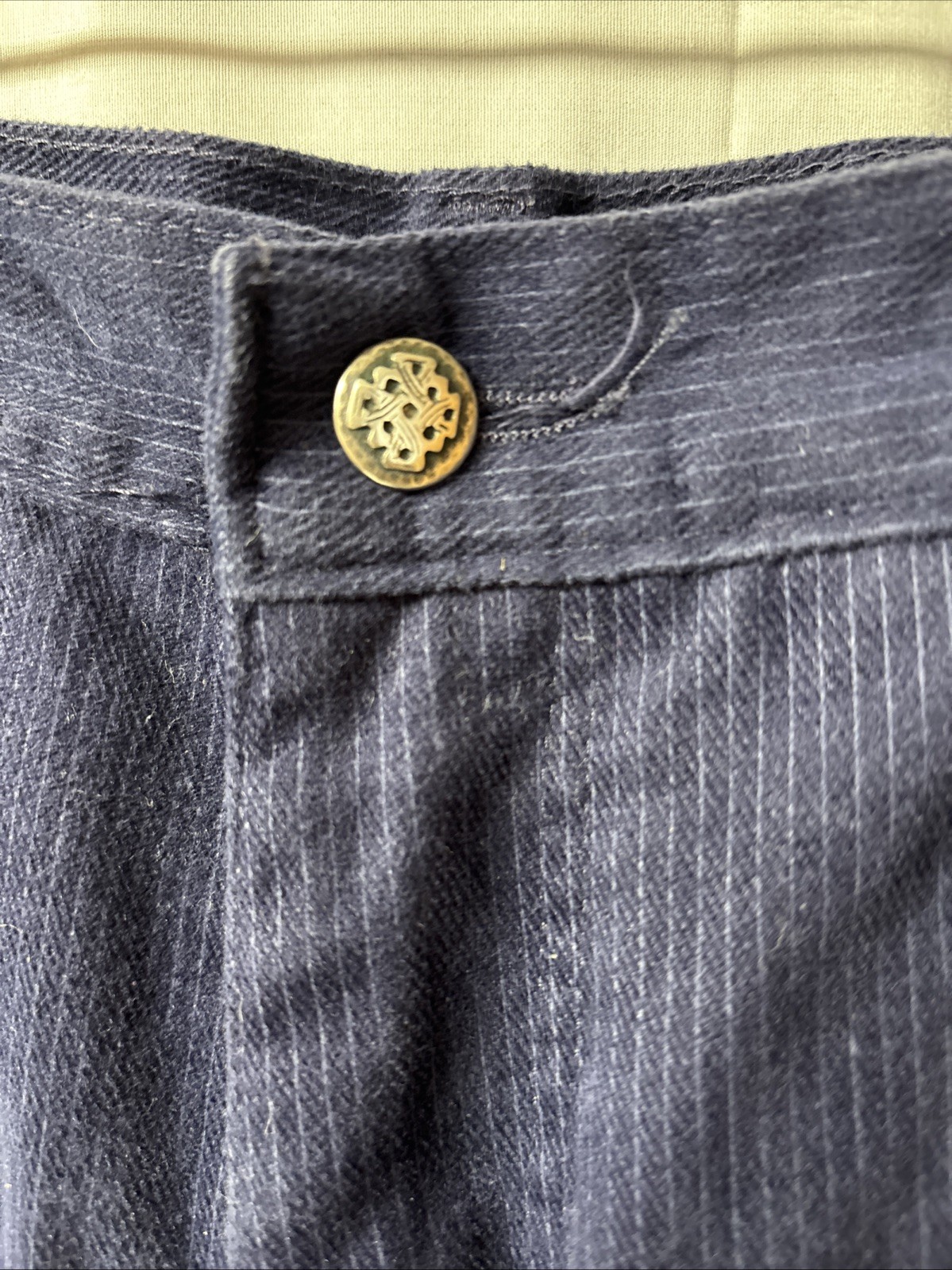 Circle T Pants Woman’s/Junior Size 7/8 Blue Western Style 26×35 100% Cotton