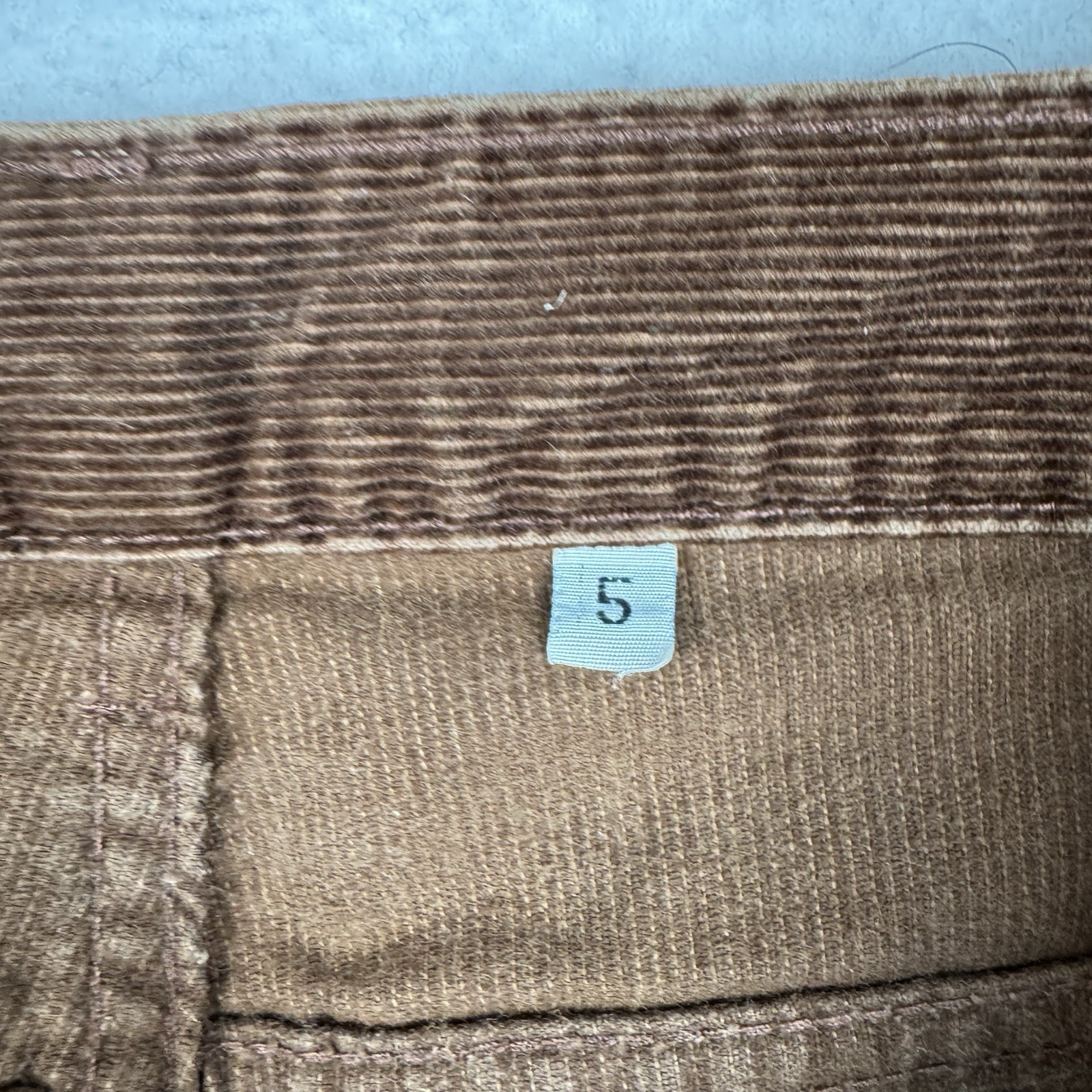 Vintage 80s Levis Womens 5 (~25×30) Brown Corduroy Talon 42 Zip Pants 1985