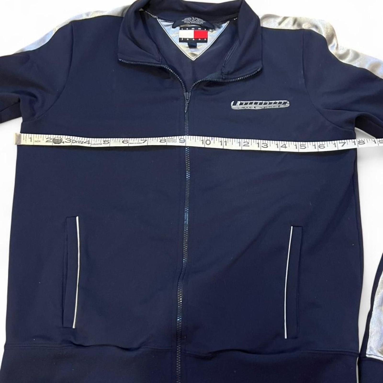 Vintage Tommy-Hilfiger Women’s Navy and Silver Set