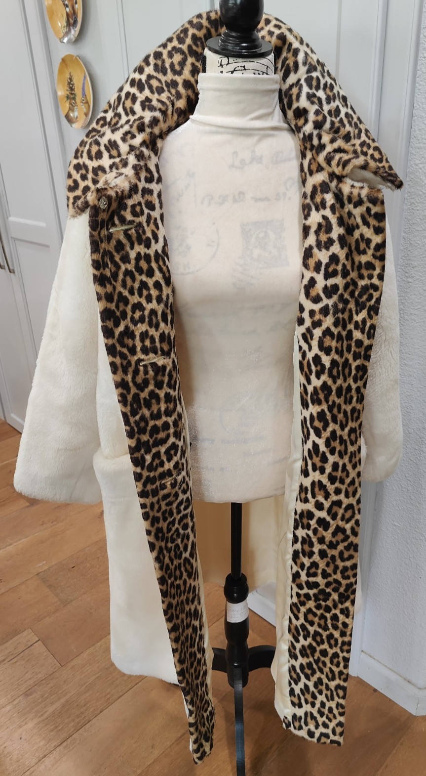 Vintage Norba by GLENOIT Faux Fur Coat 1950’s /1960’s