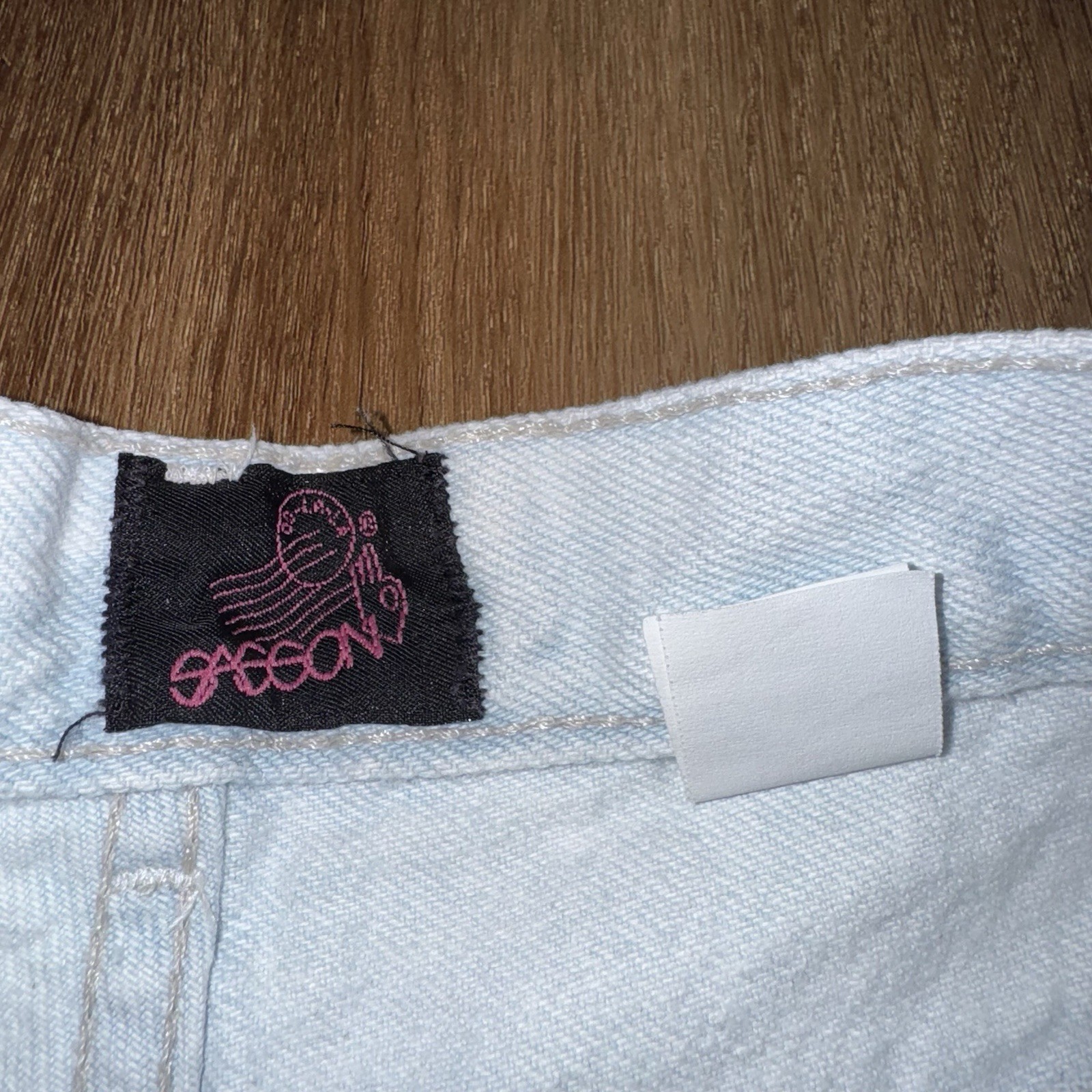 1980s Sasson Jeans Womens 9 Acid Wash Denim Blue Jean Pants Vintage 80s 26 x 28