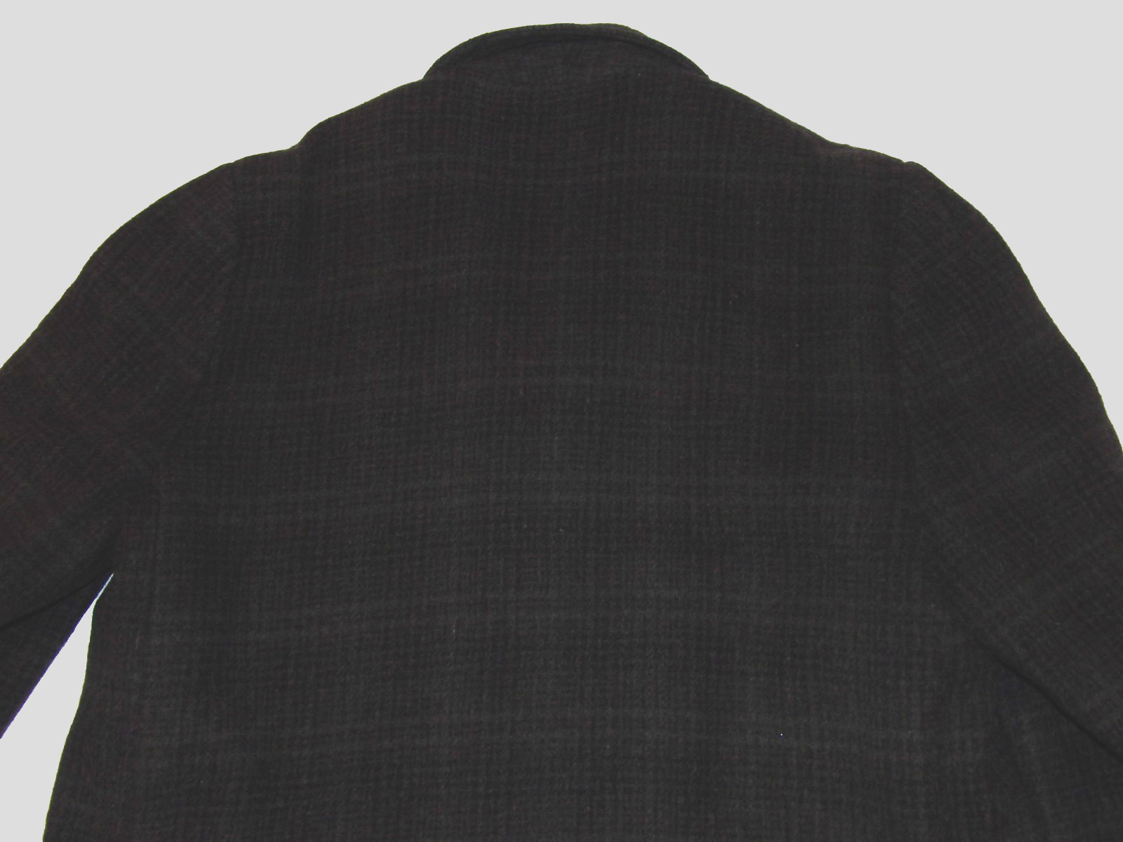 VINTAGE 1950s PENNEY’S PLAID WOOL WINTER COAT! PILE LININING! 4-BUTTON FRONT! 42