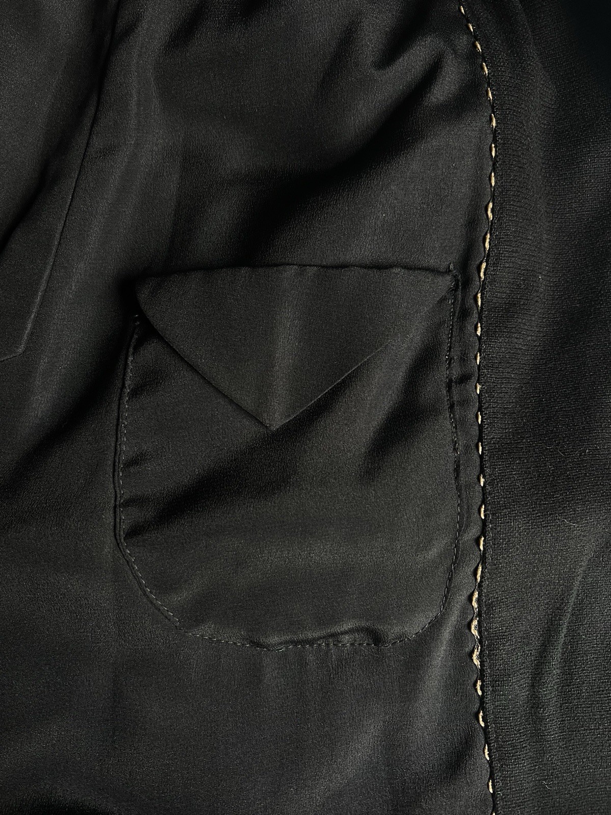 Vintage Early-Mid 1930’s Fuller-Cobb Davis Fur Collar Black Wool Structured Coat