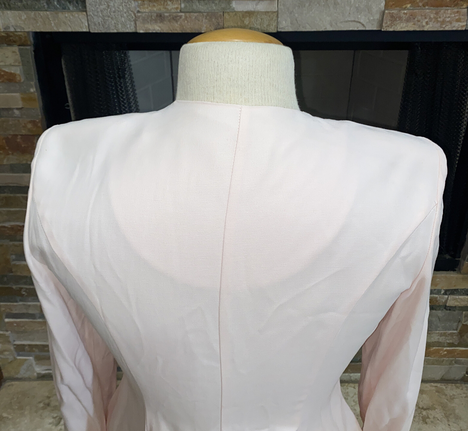 Vintage 80’s 90’s Perceptions Irene Women’s Pink Blouse Jacket Pearl Size 14 NEW