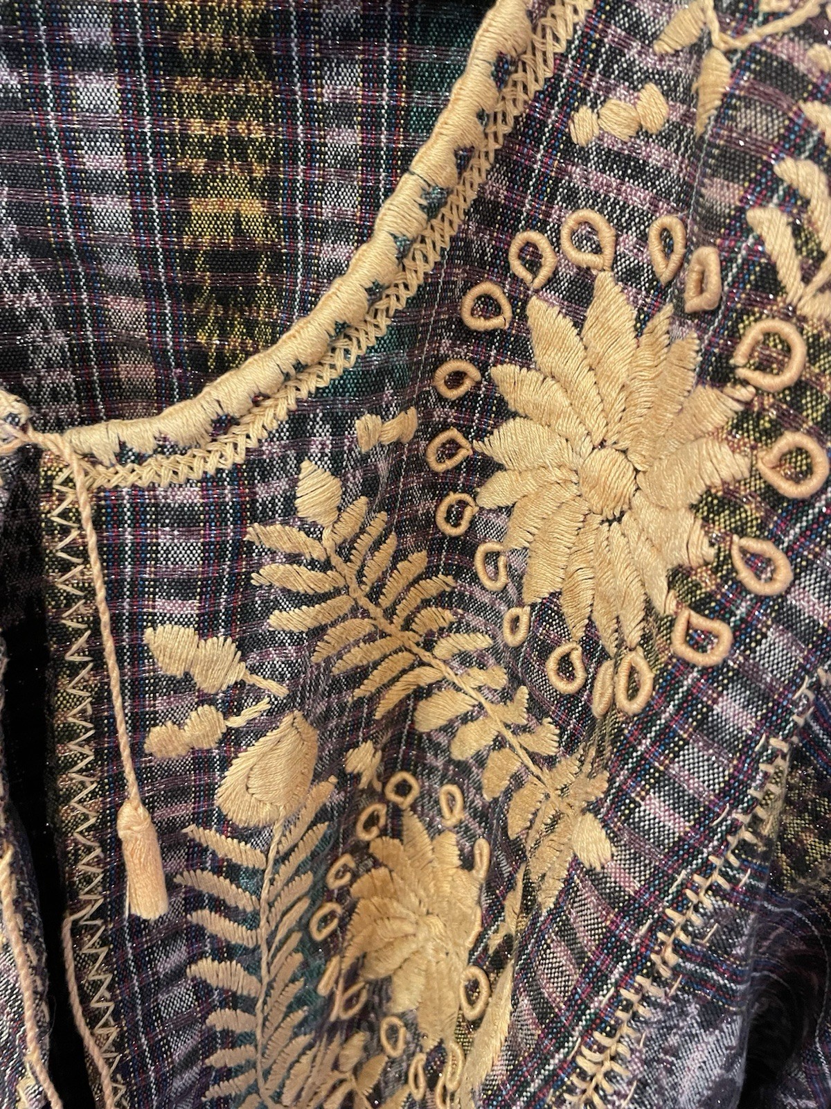 Vintage Handmade and Embroidered Guatamalan Jacket Pre-owned Excellent Condition