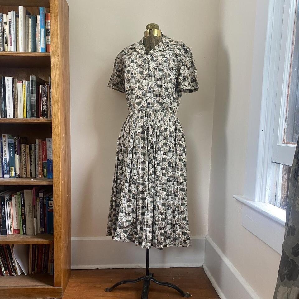 1950s/early 60s Vintage Day Dress