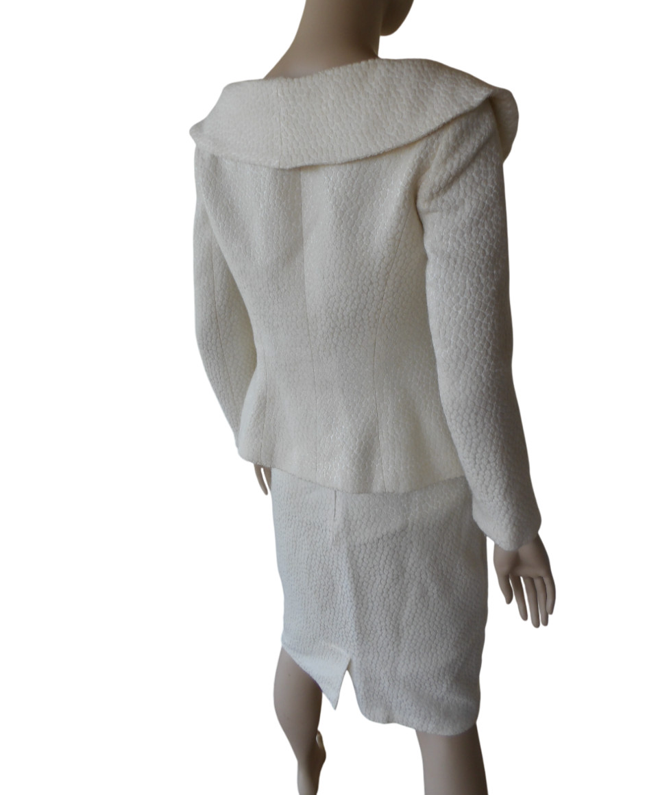 Mackie by Bob Mackie Formal Evening Dress Suit Jacket Skirt Vintage Sz 6 S Fairy
