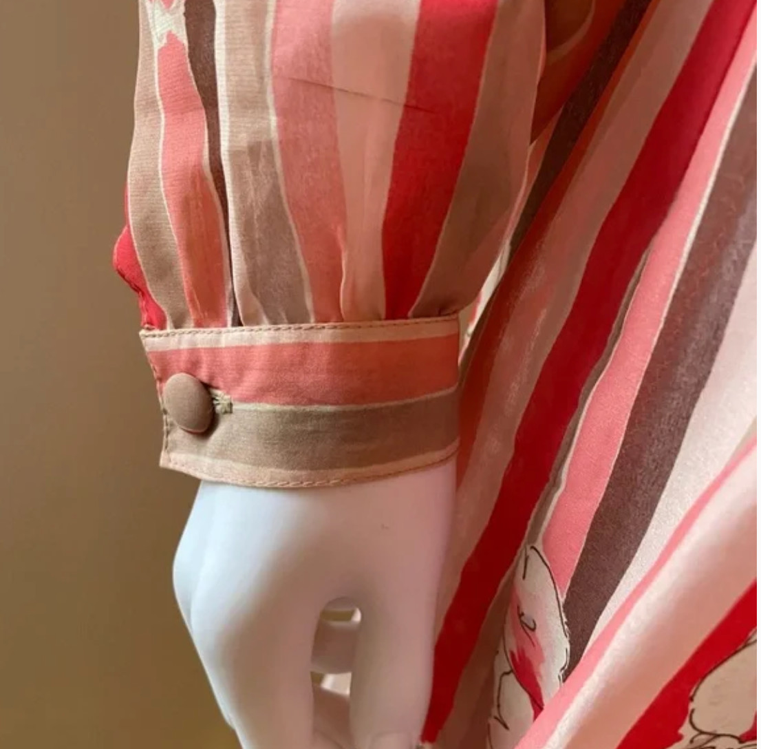 Lola New Zealand Vintage Sheer Shirt Dress