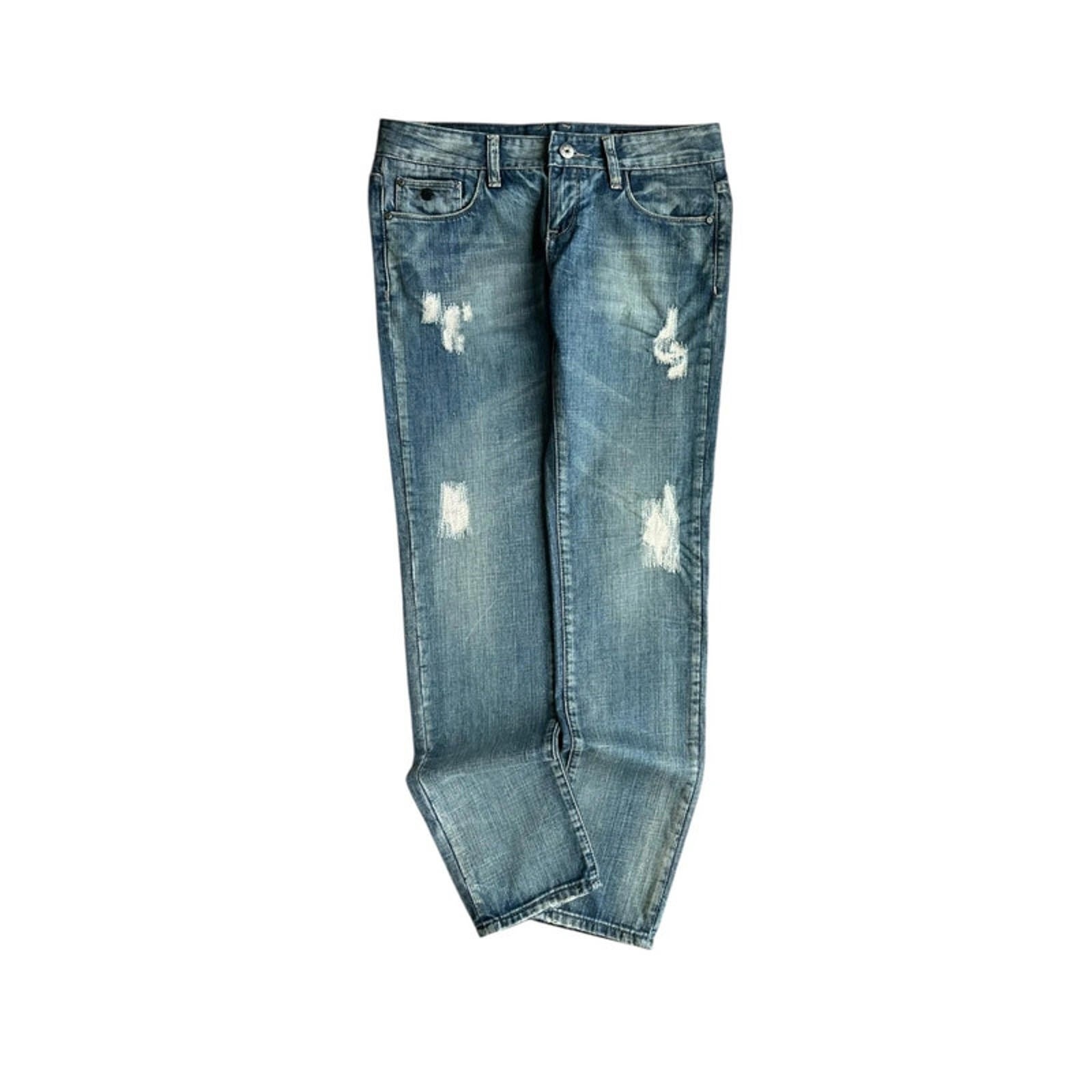 Von Dutch Vintage Y2K Women’s Chic Low Rise Slim Denim Jeans 4