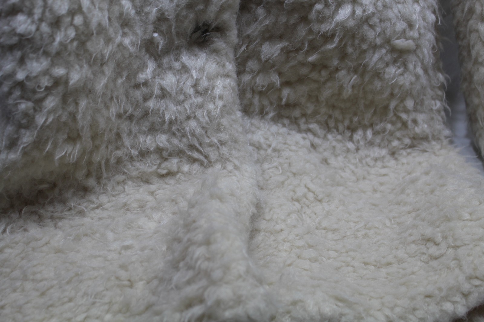 1970s Mongolian Curly Lamb Shearling Fur Coat, XS 4-6