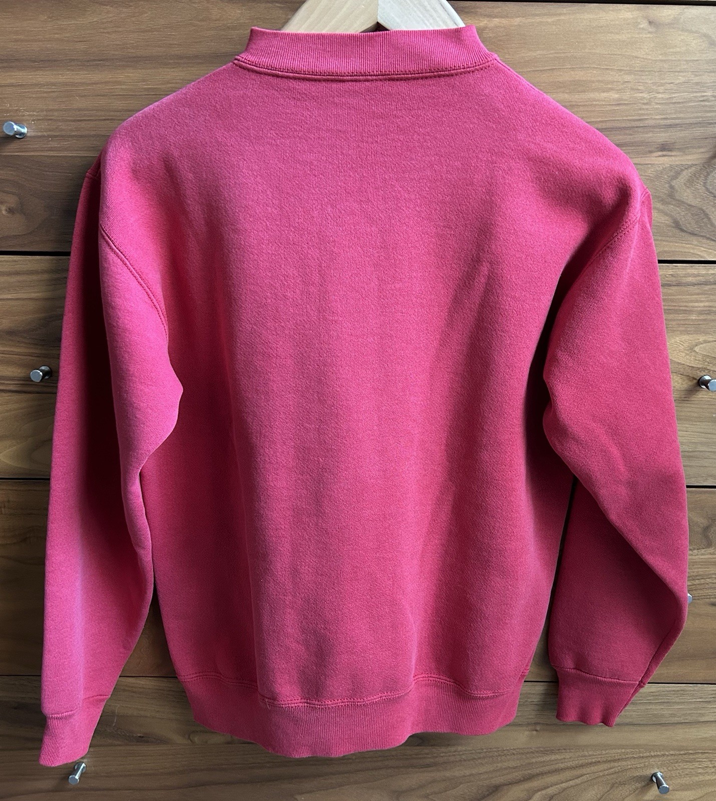 vintage 70s 80s Red sweatshirt medium, Loopwheel Construction, Cotton