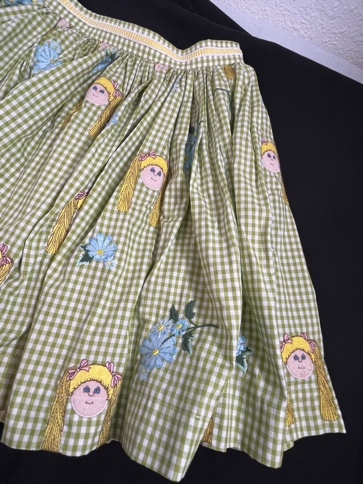 Jenny Fax Lime Green Cabbage Patch Doll Skirt Size M Spring 2013