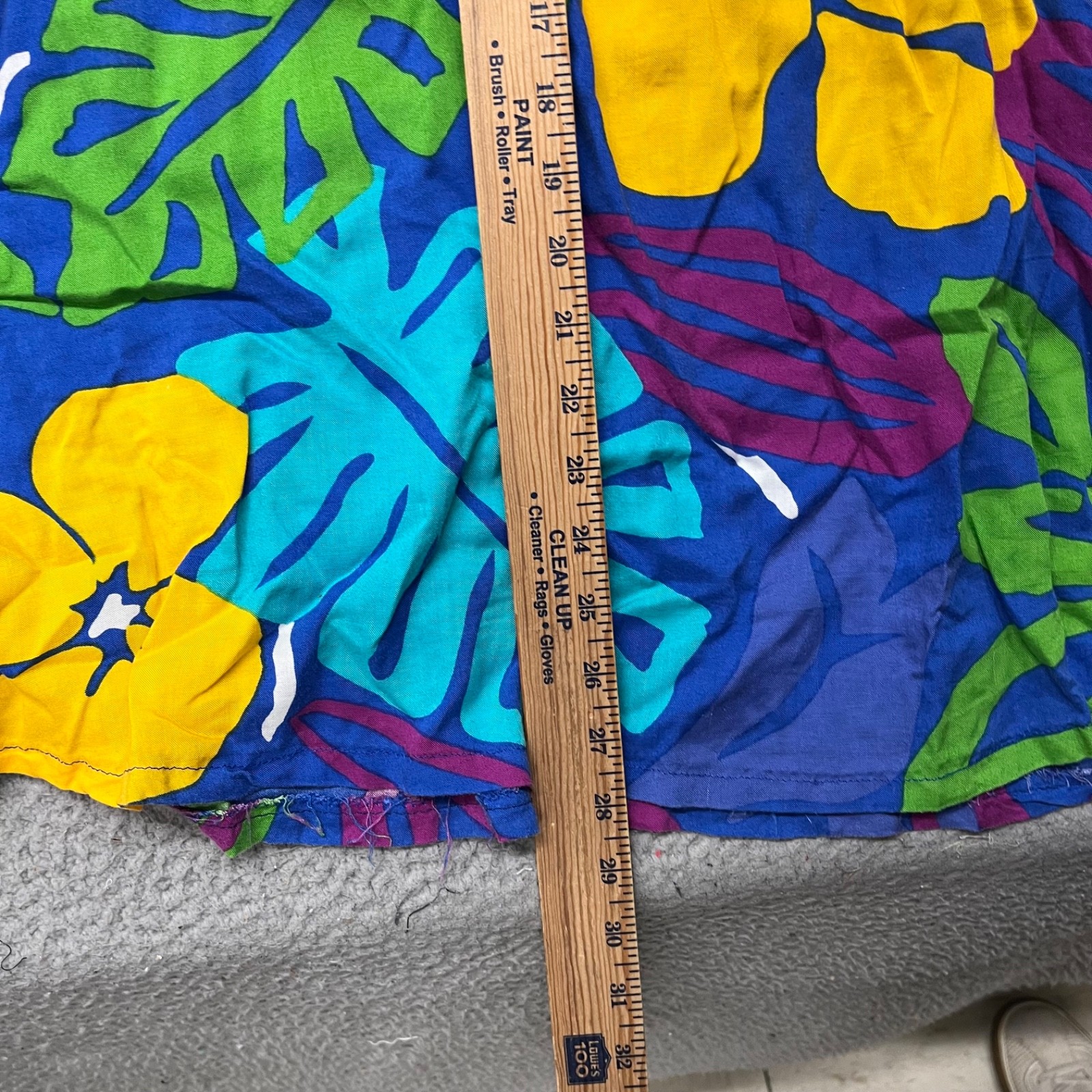 Vintage Tropical Halter Dress Womens S Colorful Hawaiian Resort Wear Retro Beach