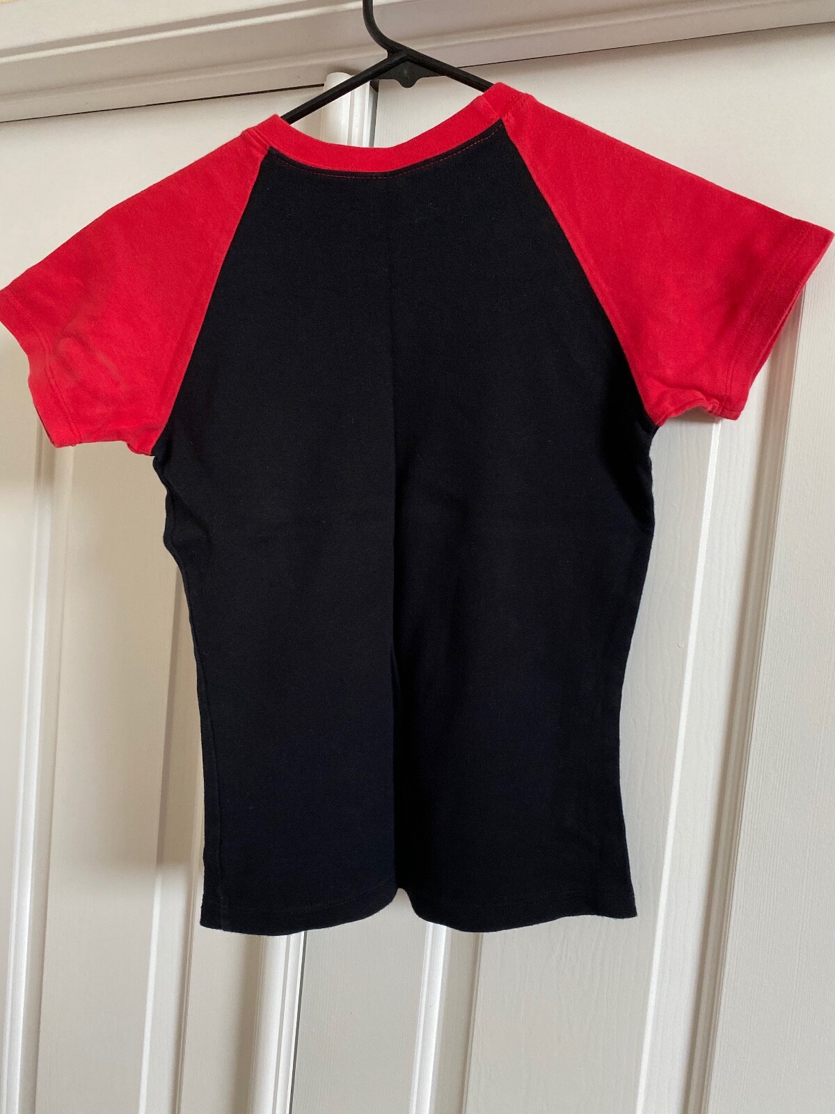 Vintage Womens Counter Culture Raglan Baseball Baby Doll Shirt Medium USA 2002